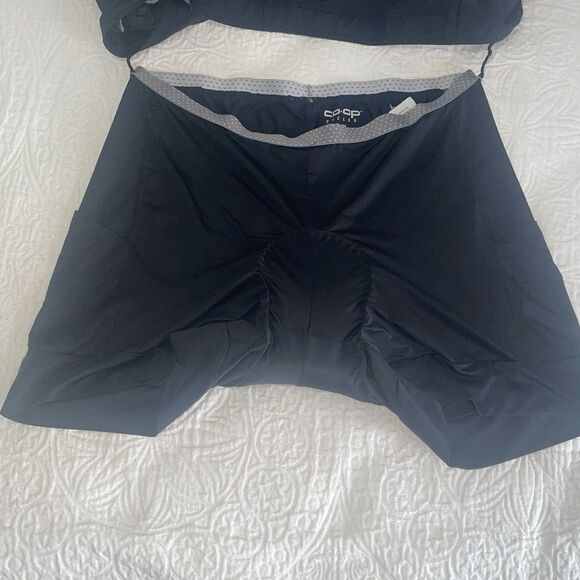 REI Co-Op Cycling Shorts Womens‎ XL Black Lightweight Padded Bicycle Zip Pockets - Picture 9 of 16